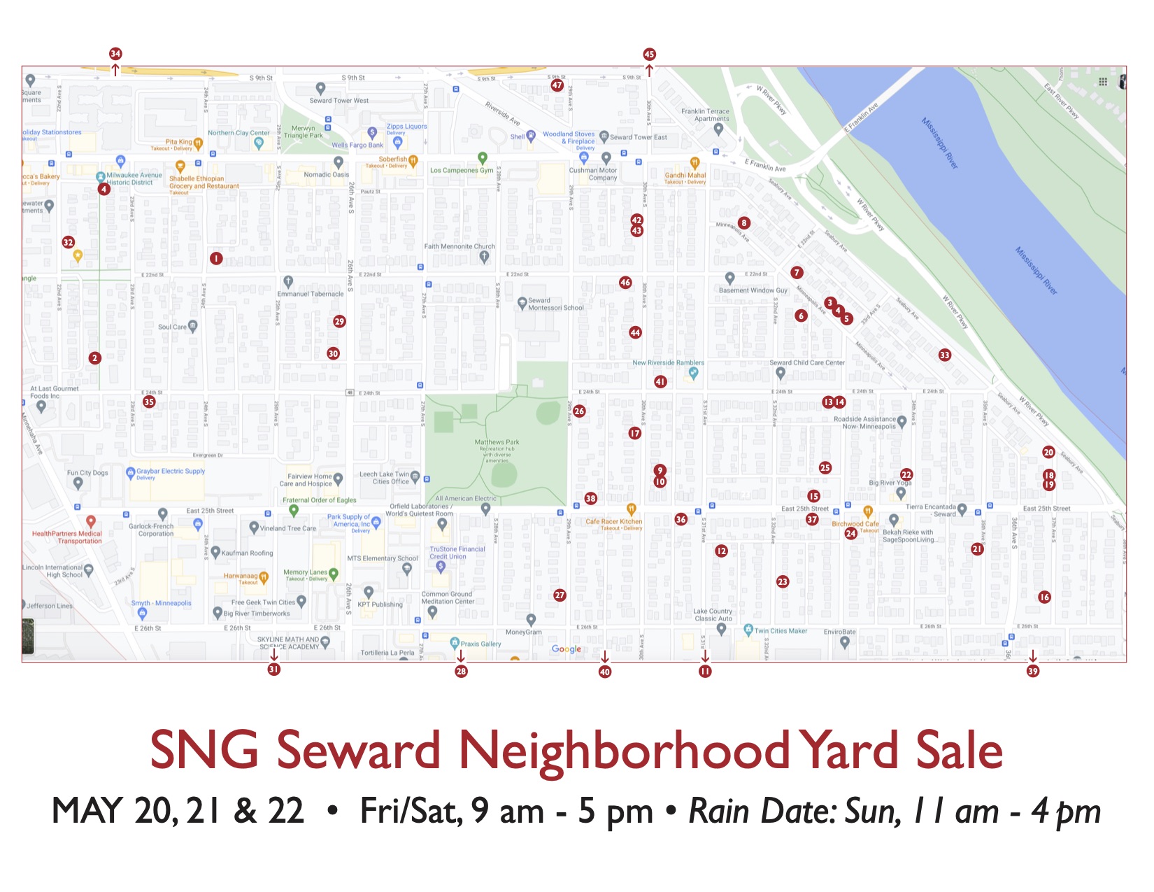 Seward Neighborhood Garage Sale this weekend! Seward Neighborhood Group