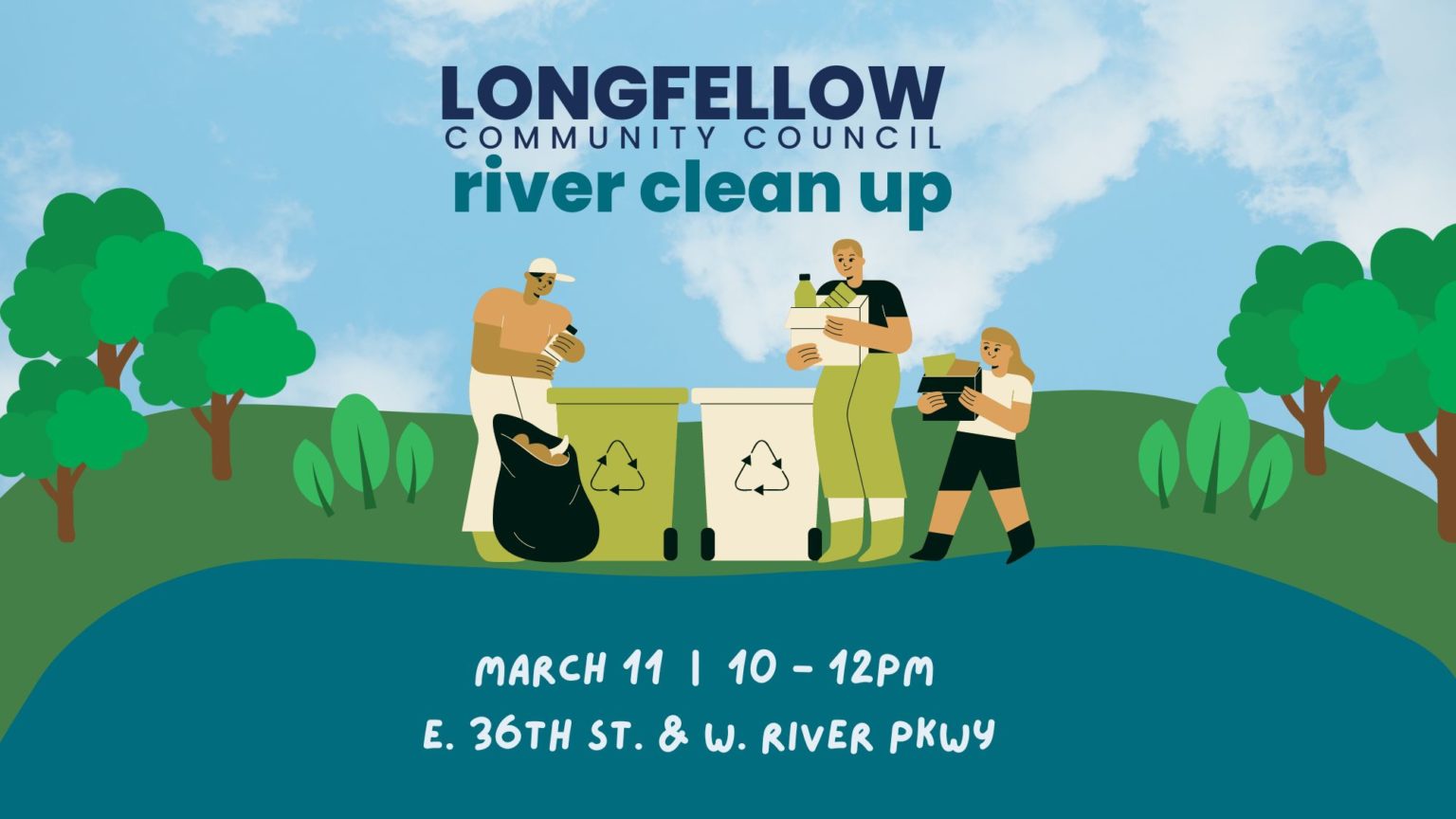 river clean up march 11